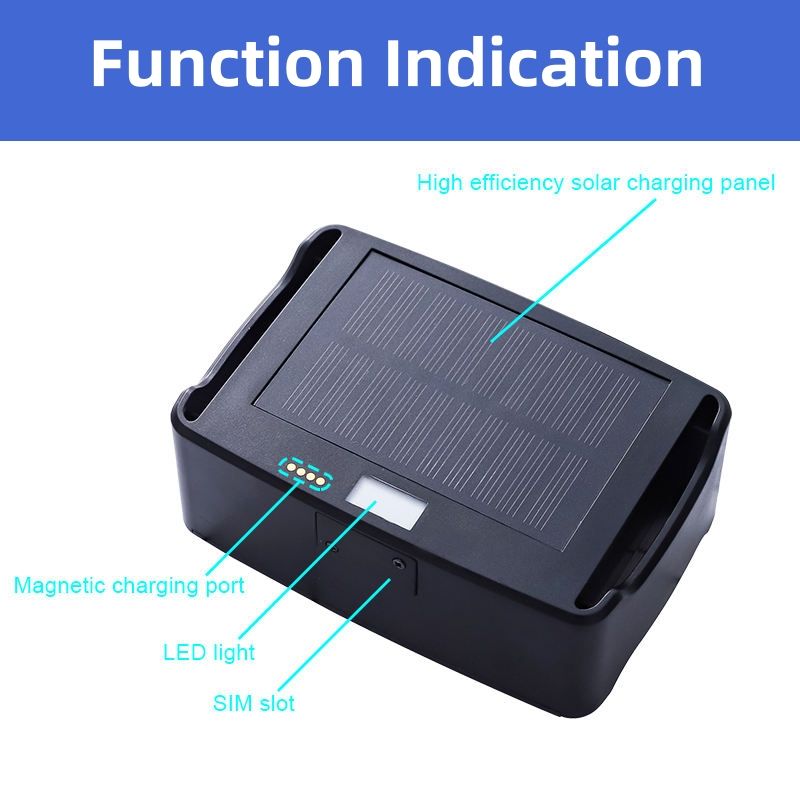 Animal Gps Tracker 4G Solar - เครื่องติดตาม GPS สำหรับปศุสัตว์ ขนาด 20000mAh กันน้ำ