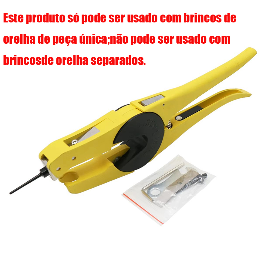 Cattle Ear Tag Applicator - 1 Pc Integrated ป้ายติดหูสัตว์พิเศษคีมคลิปวัวแกะฟาร์มสัตว์การจัดการข้อมูลเครื่องมือปศุสัตว์ป้ายติดหูสัตว์ Applicator