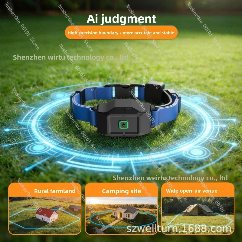 Gps Tracker Cattle Collar - แอปพลิเคชันข้ามพรมแดน รั้วอิเล็กทรอนิกส์อเนกประสงค์สำหรับสัตว์เลี้ยง อุปกรณ์ฝึกสุนัข รั้วอิเล็กทรอนิกส์ไร้สาย GPS ปลอกคออัจฉริยะสำหรับสัตว์เลี้ยง
