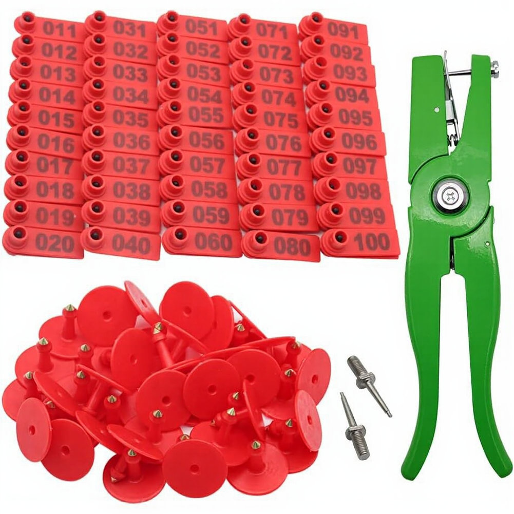 Cattle Ear Tag Applicator - คีมติดแท็กหูสัตว์ 24 ซม. อลูมิเนียมอัลลอย สำหรับโค กระบือ