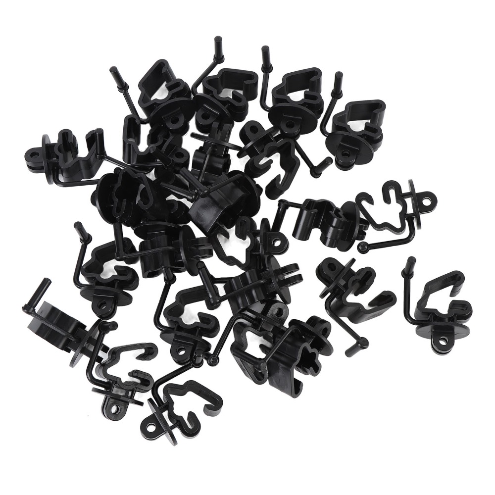 Electric Fence Insulator Post - ฉนวนรั้วไฟฟ้าพลาสติกแบบ T Post สีดำ 25 ชิ้น