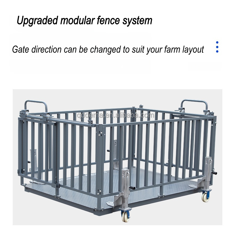 Cattle Weighing Scale Digital - เครื่องชั่งน้ำหนักปศุสัตว์แบบมีรั้ว ขนาด 2x3 เมตร เครื่องชั่งดิจิตอลสำหรับวัว ควาย
