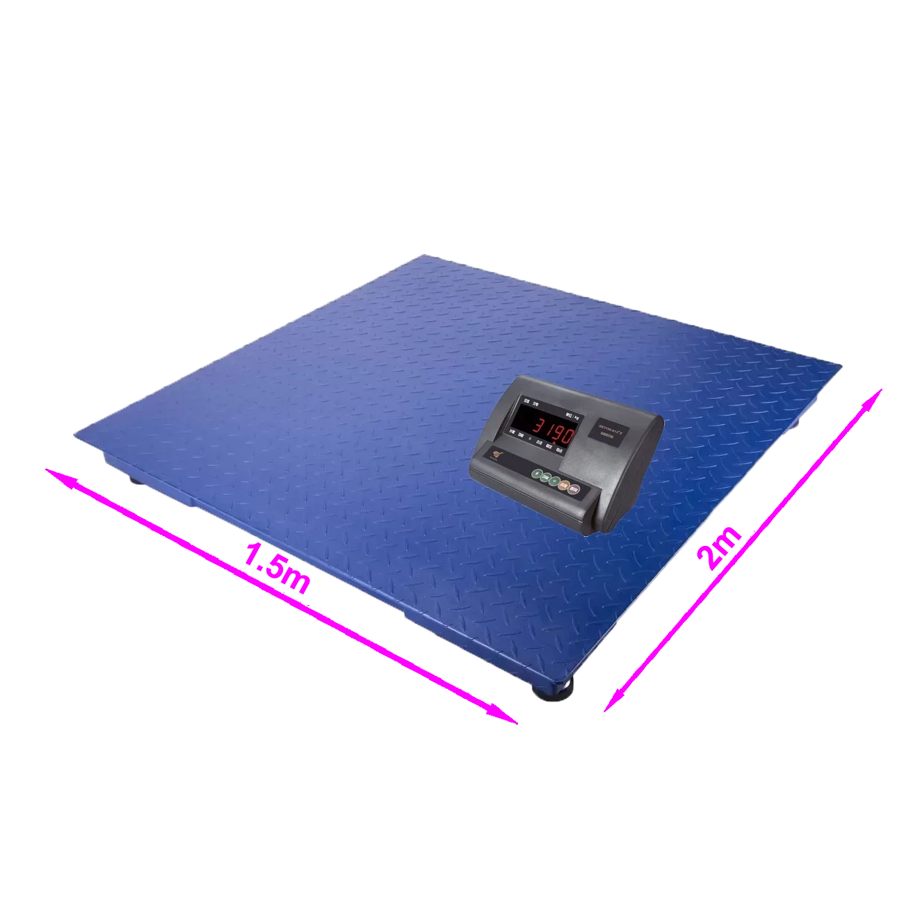 Cattle Weighing Scale Digital - เครื่องชั่งน้ำหนัก 1.2*2 เมตร 1000 กิโลกรัม แผ่นหนา