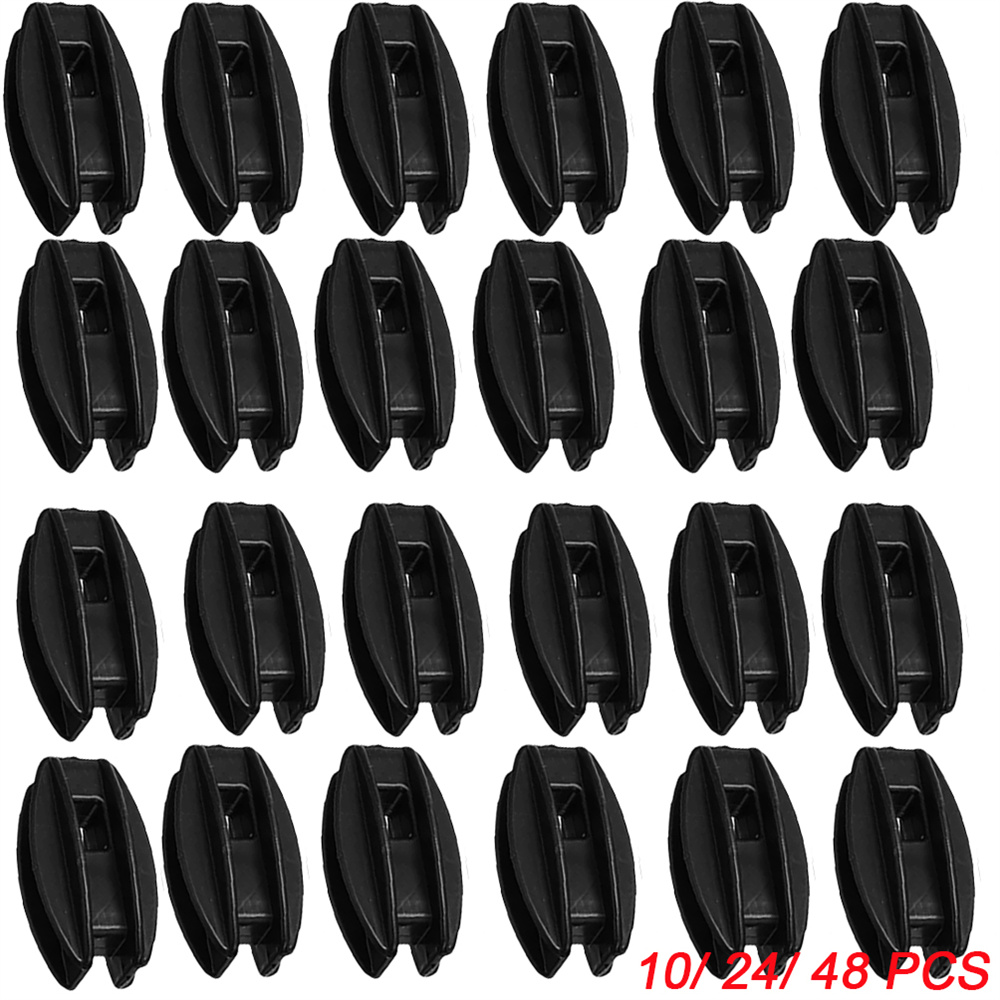 Electric Fence Insulator Post - 10/24/ 48 PCS รั้วไฟฟ้า Terminal ฉนวนสีดํา