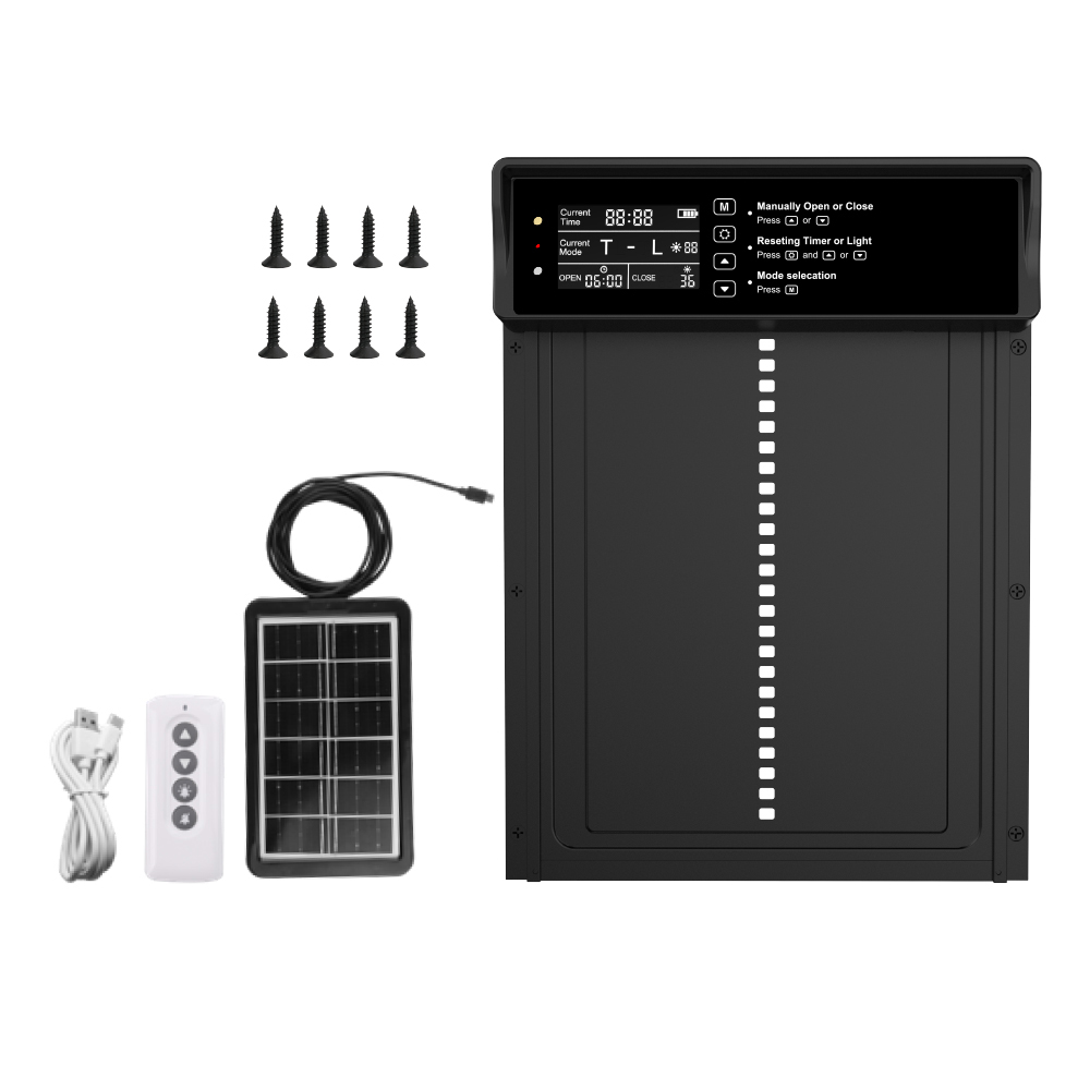 ประตูเล้าไก่แบบอัตโนมัติพลังงา - Automatic Chicken Door Opener Solar บทวิจารณ์และราคา