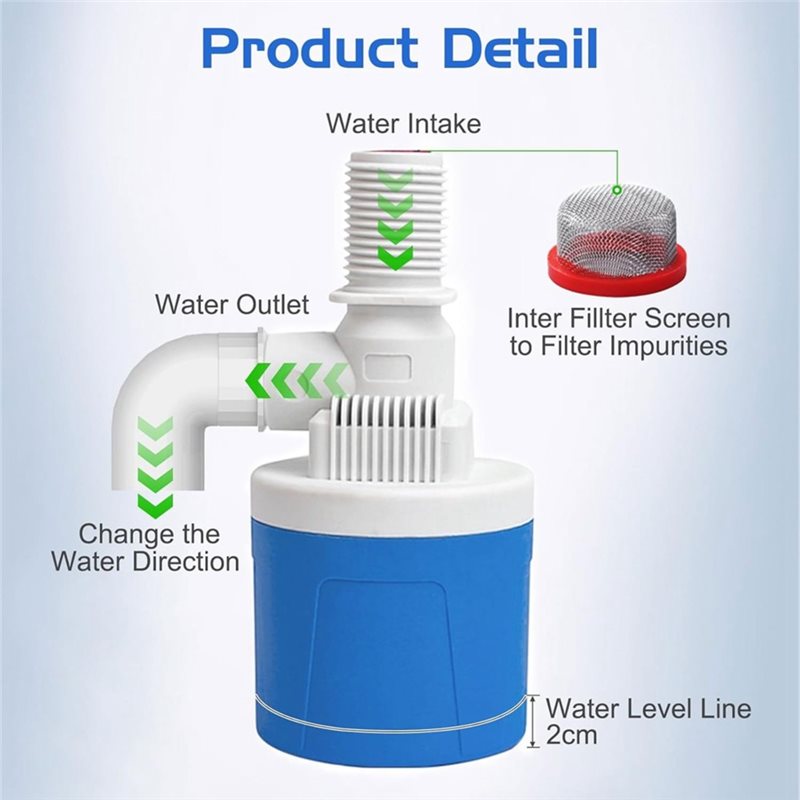 DT17 วาล์วน้ำแบบลอยตัวทางเข้าด - Livestock Water Trough Float Valve บทวิจารณ์และราคา