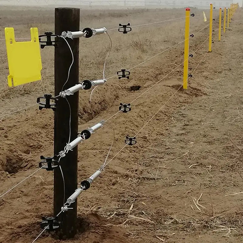 รั้วไฟฟ้า Offset แหวนฉนวนไม้โพ - Electric Fence Insulator Post บทวิจารณ์และราคา