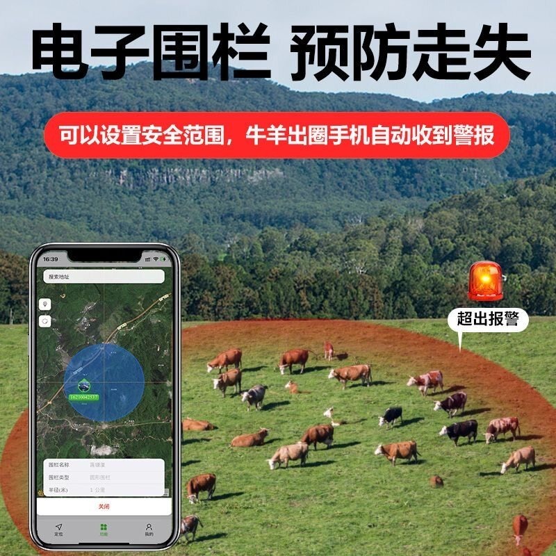 อุปกรณ์ติดตามสัตว์ด้วยดาวเทียม - Gps Tracker Cattle Collar บทวิจารณ์และราคา