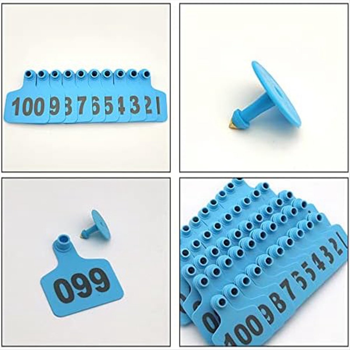 แท็กหูวัว KSOL หมายเลข 001-100 - Cattle Ear Tag Applicator บทวิจารณ์และราคา