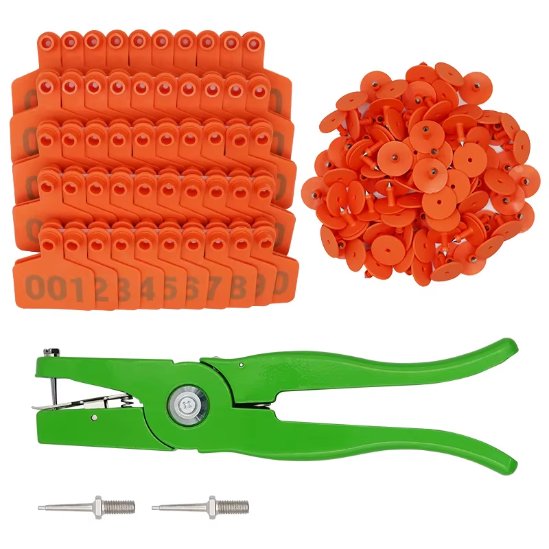 100 ชิ้นปศุสัตว์วัวแพะหูแท็กกา - Cattle Ear Tag Applicator บทวิจารณ์และราคา