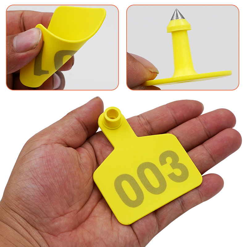 100 ชิ้นปศุสัตว์วัวแพะหูแท็กกา - Cattle Ear Tag Applicator บทวิจารณ์และราคา