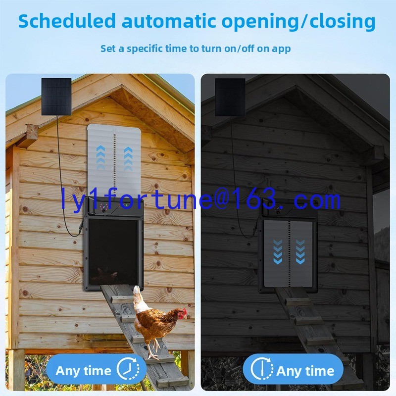 ประตูโรงเรือนไก่เปิดอัตโนมัติ  - Automatic Chicken Door Opener Solar บทวิจารณ์และราคา