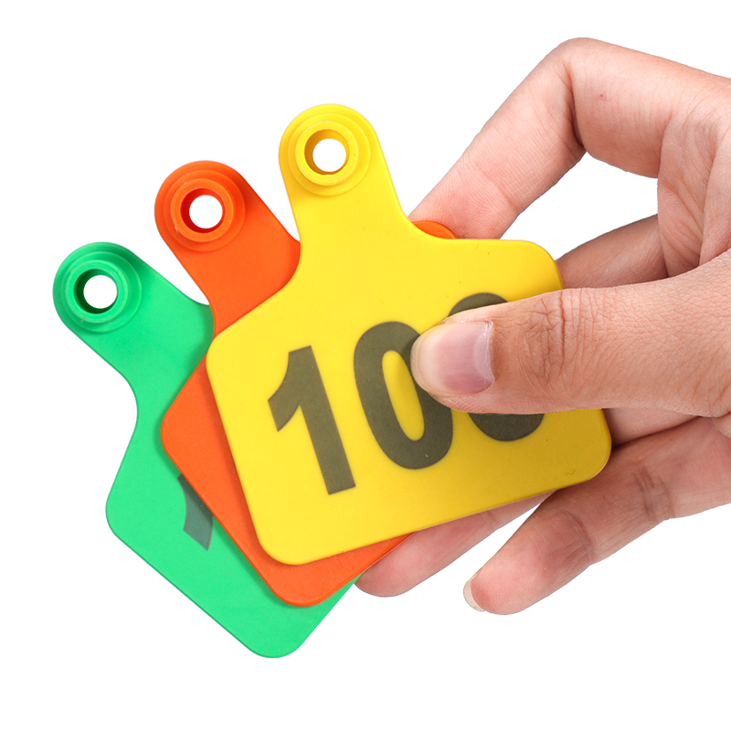 100 ชิ้น ป้ายหูระบุชนิดสัตว์ ไ - Cattle Ear Tag Applicator บทวิจารณ์และราคา