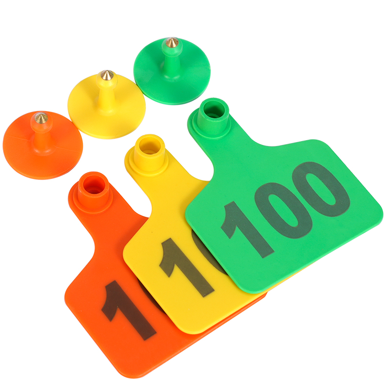 100 ชิ้น ป้ายหูระบุชนิดสัตว์ ไ - Cattle Ear Tag Applicator บทวิจารณ์และราคา