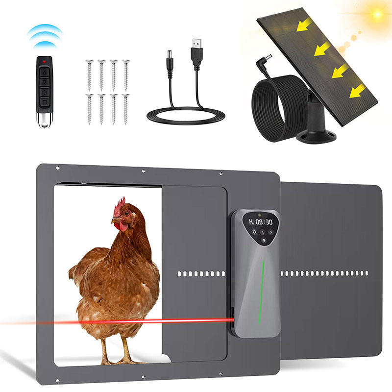 ประตูเล้าไก่พลังงานแสงอาทิตย์ค - Automatic Chicken Door Opener Solar บทวิจารณ์และราคา