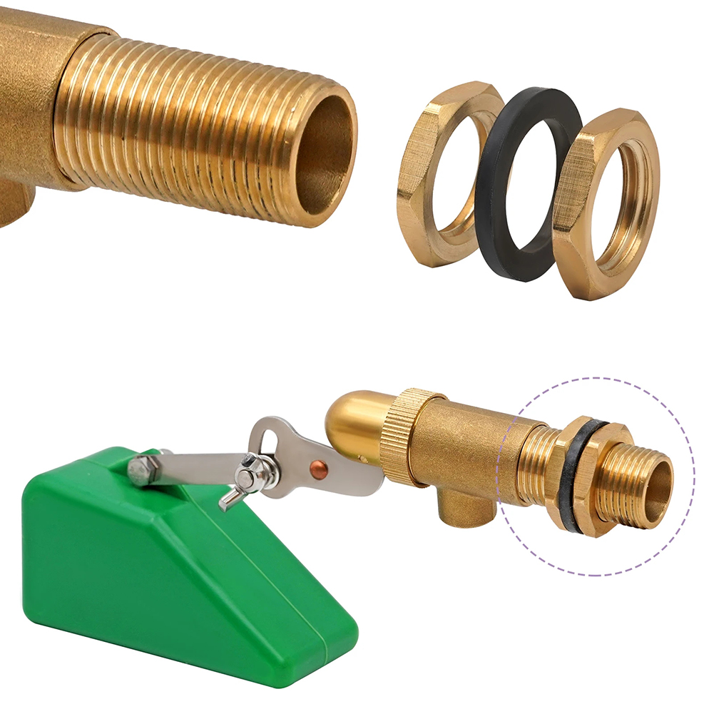 วาล์วลูกลอยทองเหลืองขนาด 1/2 น - Livestock Water Trough Float Valve บทวิจารณ์และราคา