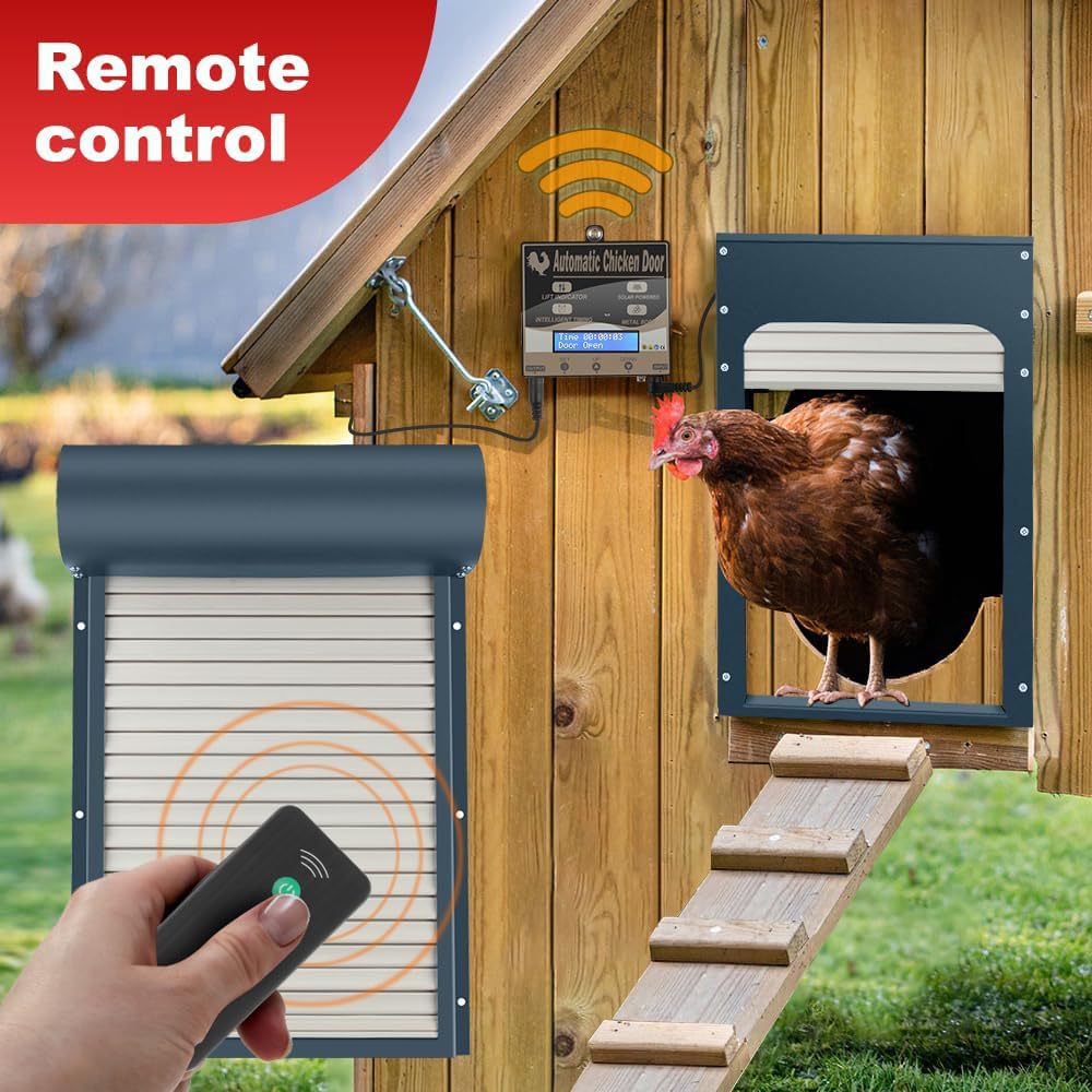ประตูเล้าไก่พลังงานแสงอาทิตย์  - Automatic Chicken Door Opener Solar บทวิจารณ์และราคา