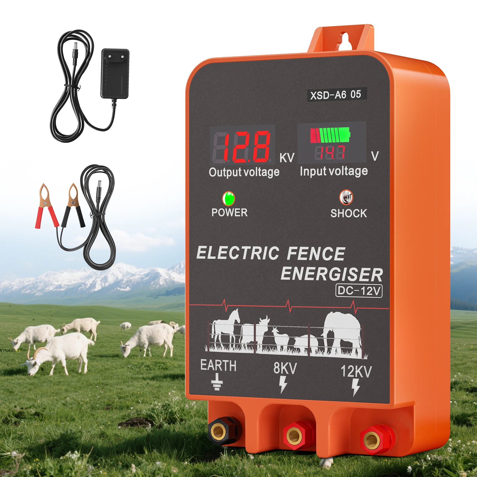 เครื่องจ่ายไฟรั้วไฟฟ้า a*-5 KM - Livestock Fence Energizer 12V บทวิจารณ์และราคา