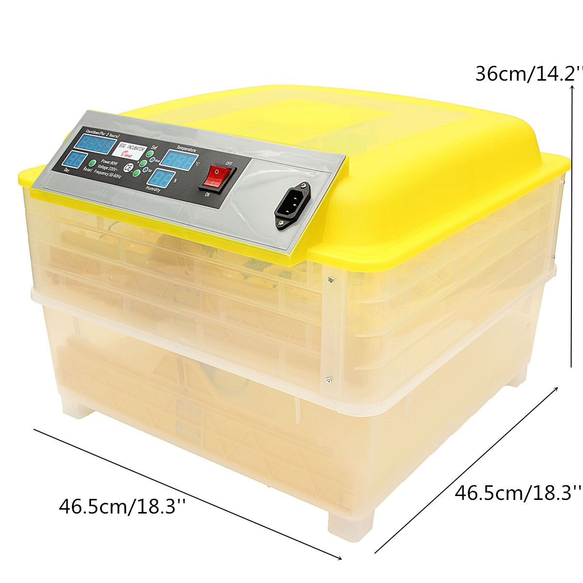 96/105 ฟาร์มไข่ Egg Incubator  - Poultry Incubator 96 Eggs บทวิจารณ์และราคา