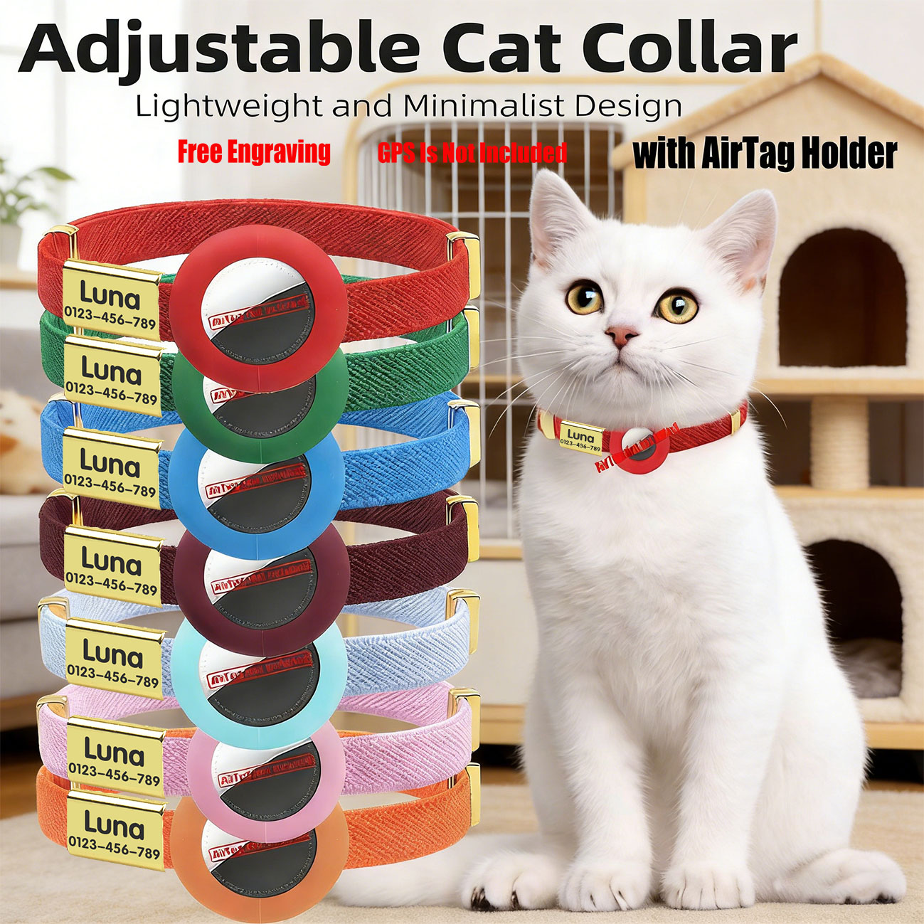 ปลอกคอสำหรับแมวแบบยืดหยุ่น พร้ - Gps Tracker Cattle Collar บทวิจารณ์และราคา