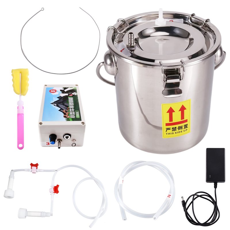 เครื่องรีดนมแบบสุญญากาศ 3 ลิตร - Goat Milking Machine Portable บทวิจารณ์และราคา