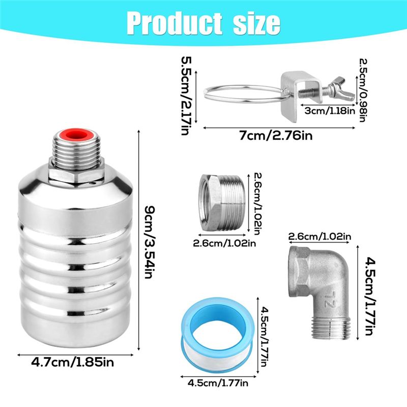 วาล์วน้ำสแตนเลส DTA4 แบบลูกลอย - Livestock Water Trough Float Valve บทวิจารณ์และราคา