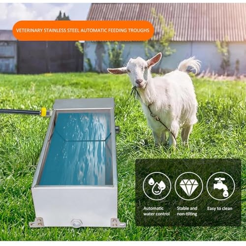 รางน้ำสำหรับปศุสัตว์แบบอัตโนมั - Livestock Water Trough Float Valve บทวิจารณ์และราคา