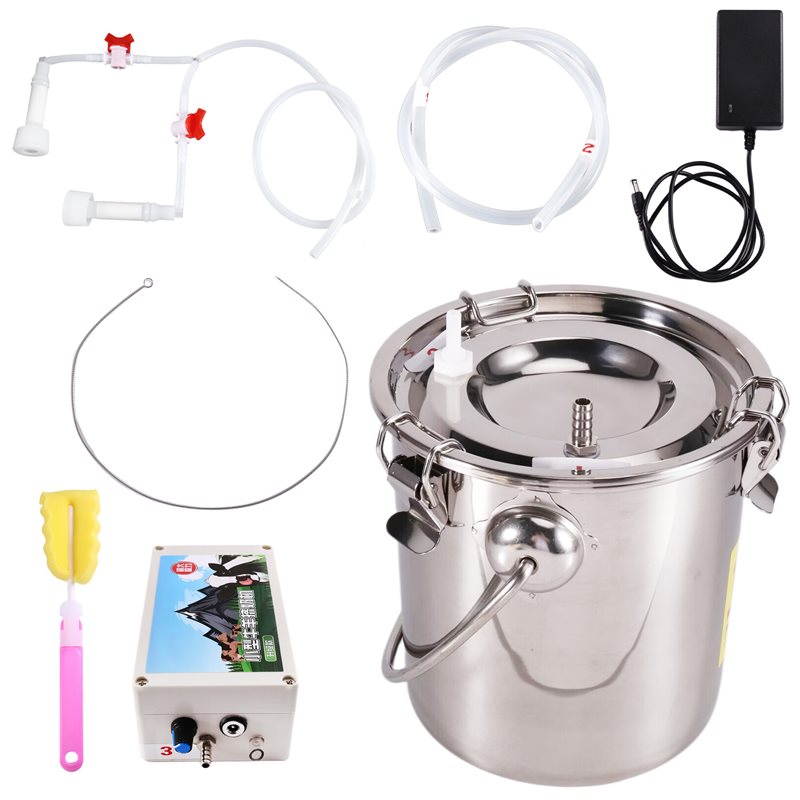 เครื่องรีดนมแบบสุญญากาศ 3 ลิตร - Goat Milking Machine Portable บทวิจารณ์และราคา