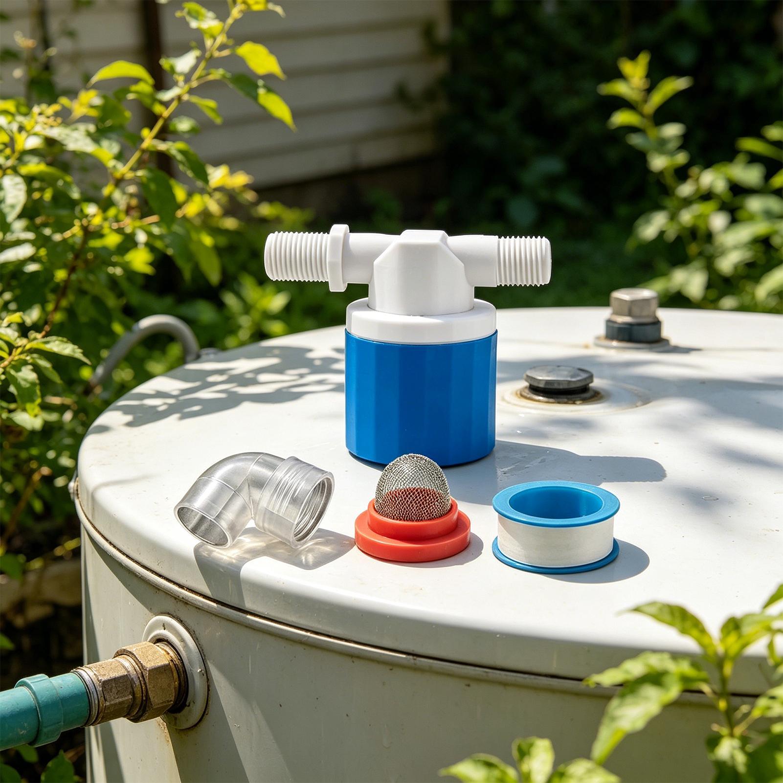 วาล์วลูกลอยถังเก็บน้ำ ติดตั้งง - Livestock Water Trough Float Valve บทวิจารณ์และราคา