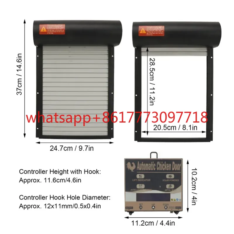 ประตูเล้าไก่แบบอัตโนมัติใช้พลั - Automatic Chicken Door Opener Solar บทวิจารณ์และราคา