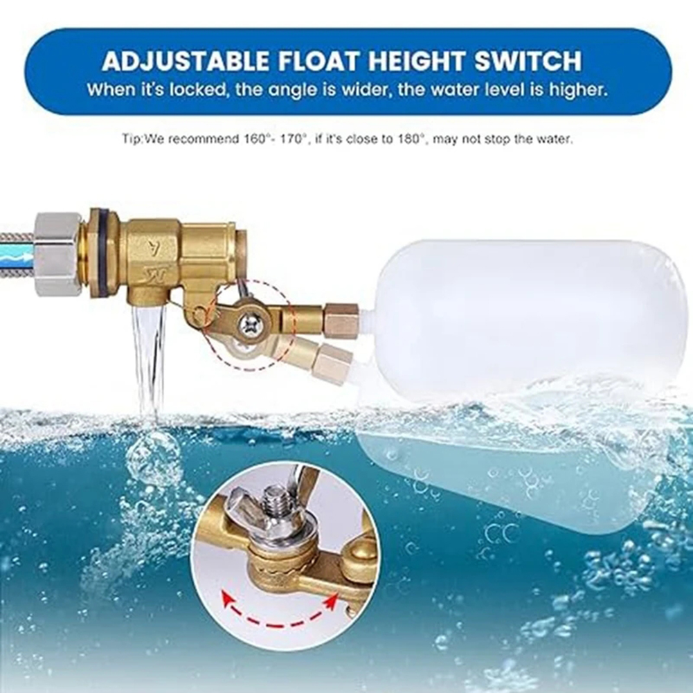 วาล์วน้ำแบบลูกลอยขนาด 1/2 นิ้ว - Livestock Water Trough Float Valve บทวิจารณ์และราคา