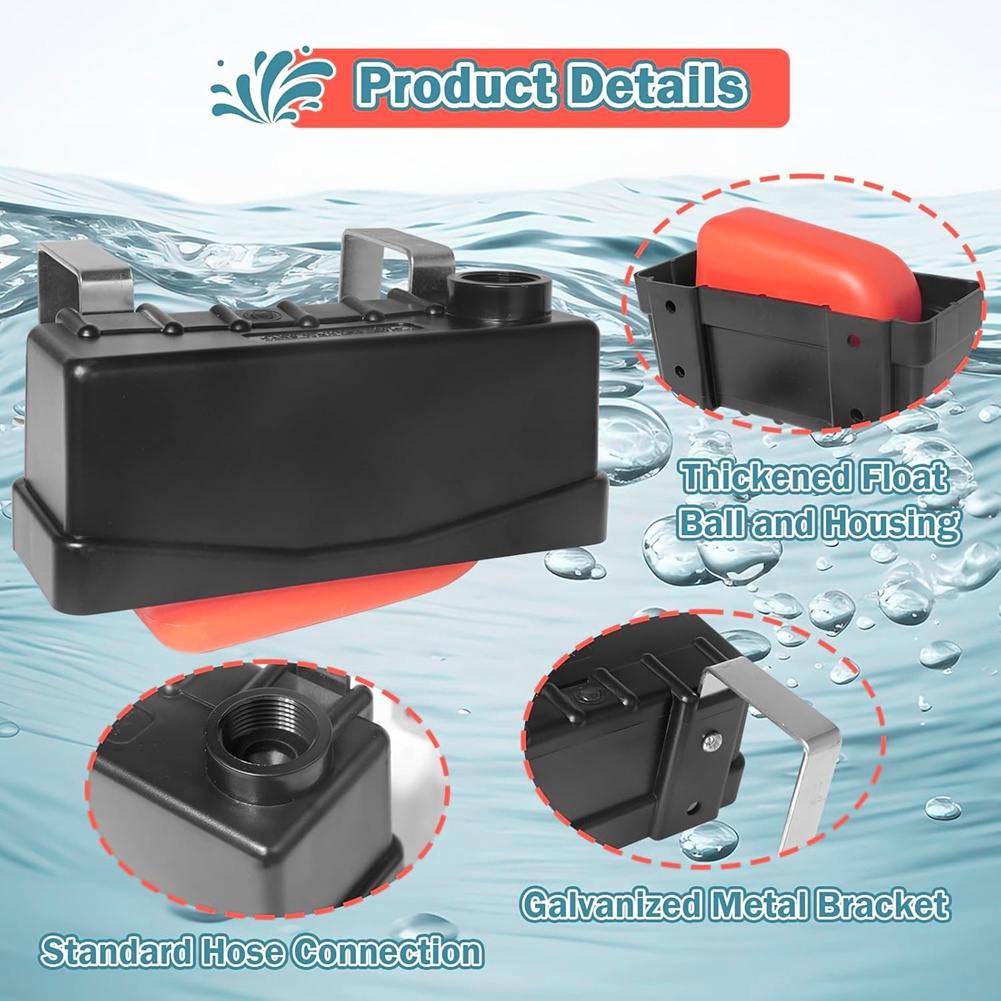 วาล์วลอยน้ำแบบมืออาชีพสำหรับรา - Livestock Water Trough Float Valve บทวิจารณ์และราคา