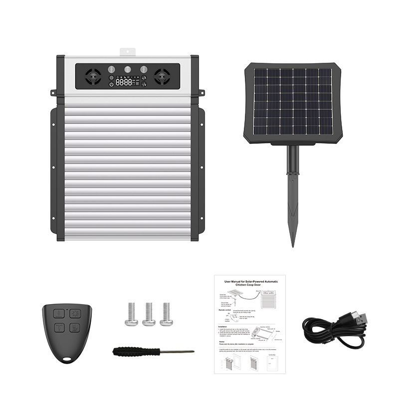 ประตูเล้าไก่พลังงานแสงอาทิตย์, - Automatic Chicken Door Opener Solar บทวิจารณ์และราคา