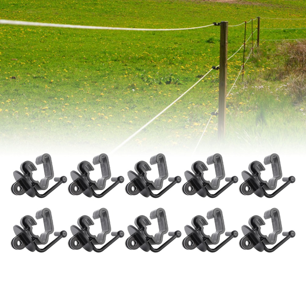 ฉนวนพลาสติกสำหรับเสา T จำนวน 2 - Electric Fence Insulator Post บทวิจารณ์และราคา