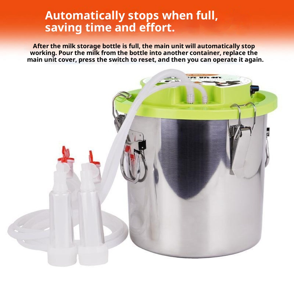 เครื่องรีดนมแบบรวม 8 ลิตร/12 ล - Goat Milking Machine Portable บทวิจารณ์และราคา