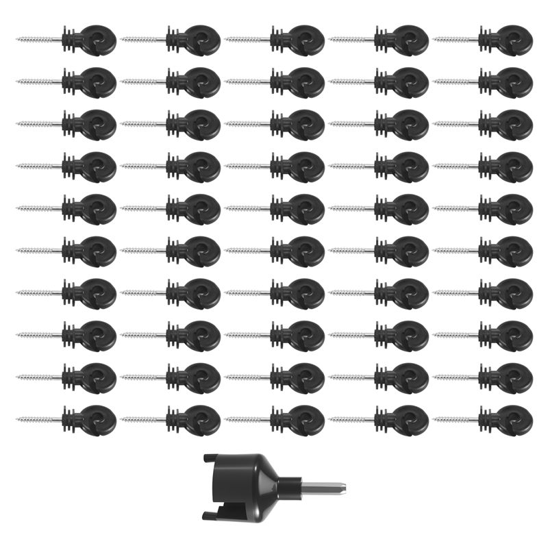 HRBAJ-ฉนวนรั้วไฟฟ้า วงแหวนฉนวน - Electric Fence Insulator Post บทวิจารณ์และราคา