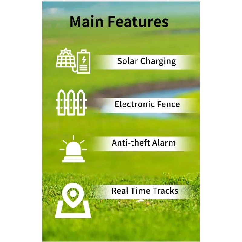 ระบบจัดการฟาร์ม QZY ระดับ IP65 - Animal Gps Tracker 4G Solar บทวิจารณ์และราคา
