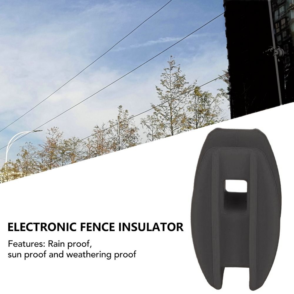 ฉนวนรั้วไฟฟ้าวัสดุ ABS 20 ชิ้น - Electric Fence Insulator Post บทวิจารณ์และราคา