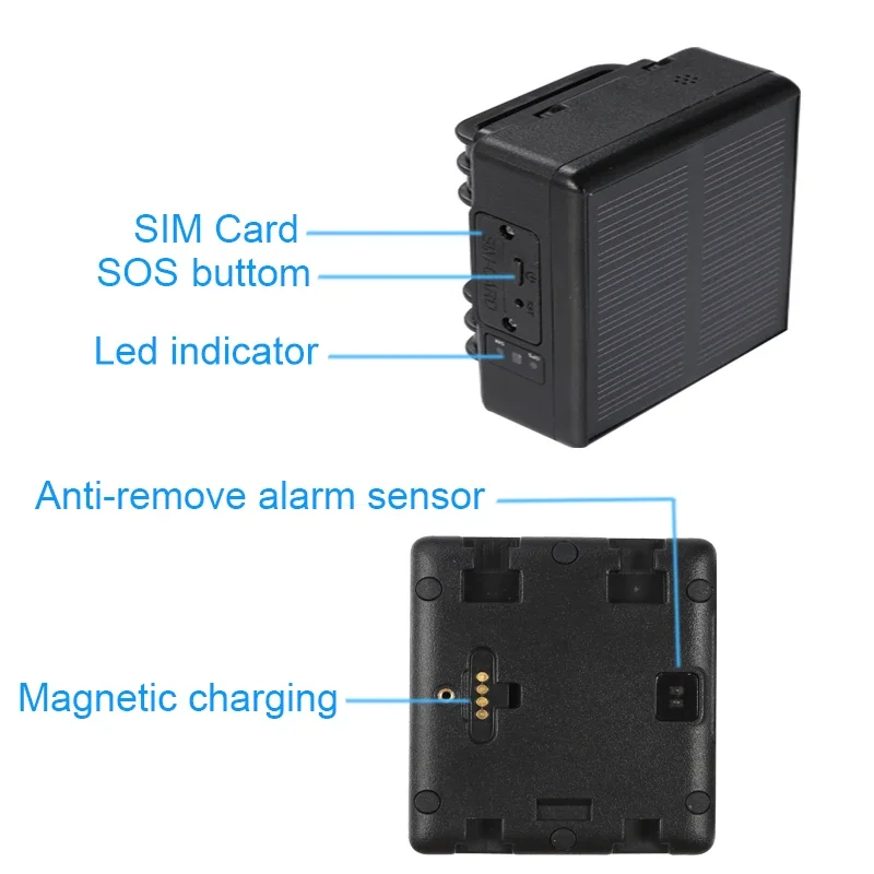 RF-V26 2G เครื่องติดตาม GPS พล - Animal Gps Tracker 4G Solar บทวิจารณ์และราคา