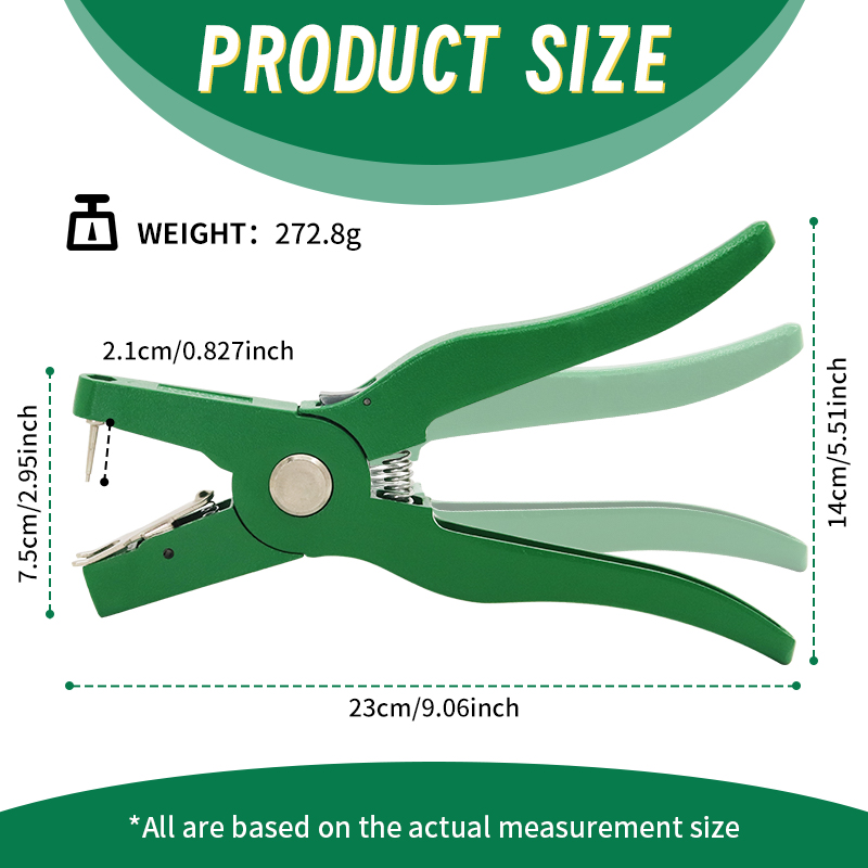 คีมติดป้ายหูสัตว์ พร้อมเข็มเปล - Cattle Ear Tag Applicator บทวิจารณ์และราคา