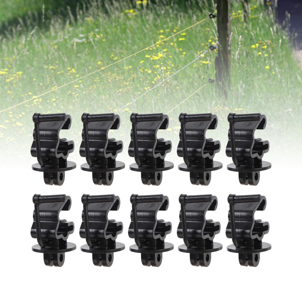 ฉนวนรั้วไฟฟ้าพลาสติกแบบ T Post - Electric Fence Insulator Post บทวิจารณ์และราคา
