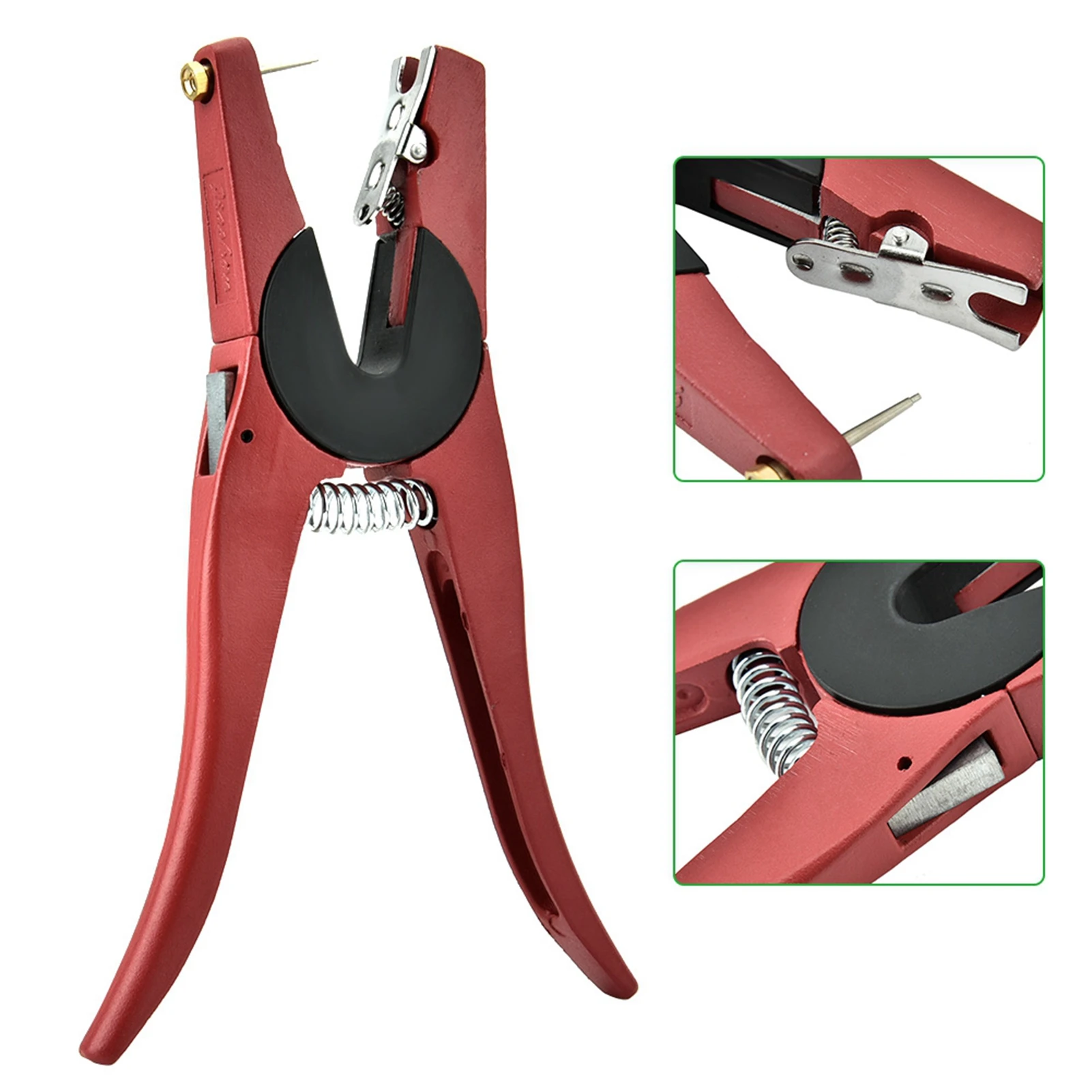 คีมติดป้ายหูสัตว์สีแดง ทำจากโล - Cattle Ear Tag Applicator บทวิจารณ์และราคา