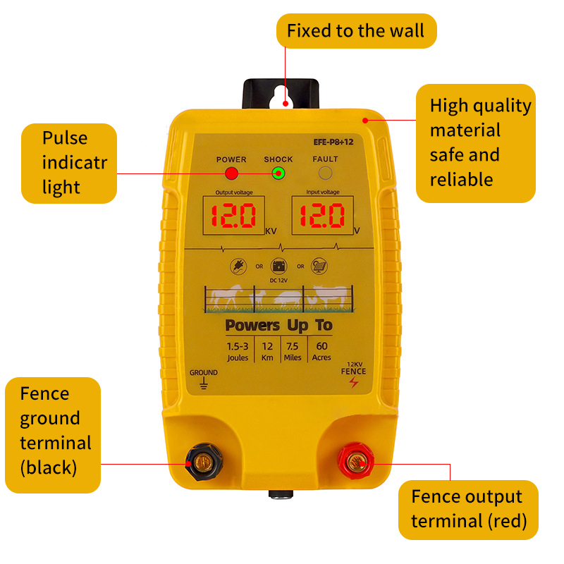 เครื่องกระตุ้นไฟฟ้าสำหรับรั้วไ - Livestock Fence Energizer 12V บทวิจารณ์และราคา