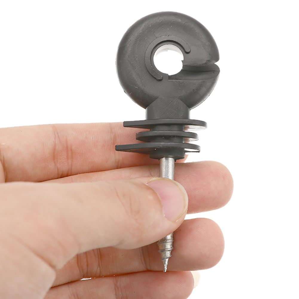 50 ชิ้นรั้วไฟฟ้าฉนวนทนทานสกรูโ - Electric Fence Insulator Post บทวิจารณ์และราคา
