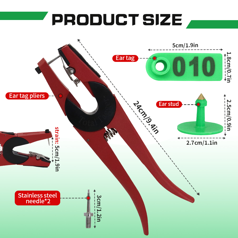 คีมติดป้ายหูแกะ 100 ชิ้น รุ่น  - Cattle Ear Tag Applicator บทวิจารณ์และราคา
